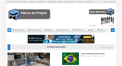 Desktop Screenshot of fabricadoprojeto.com.br